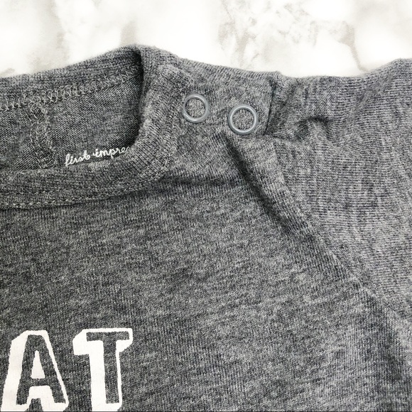 First impressions grey king sleeve body suit 3-6 M - Picture 4 of 4